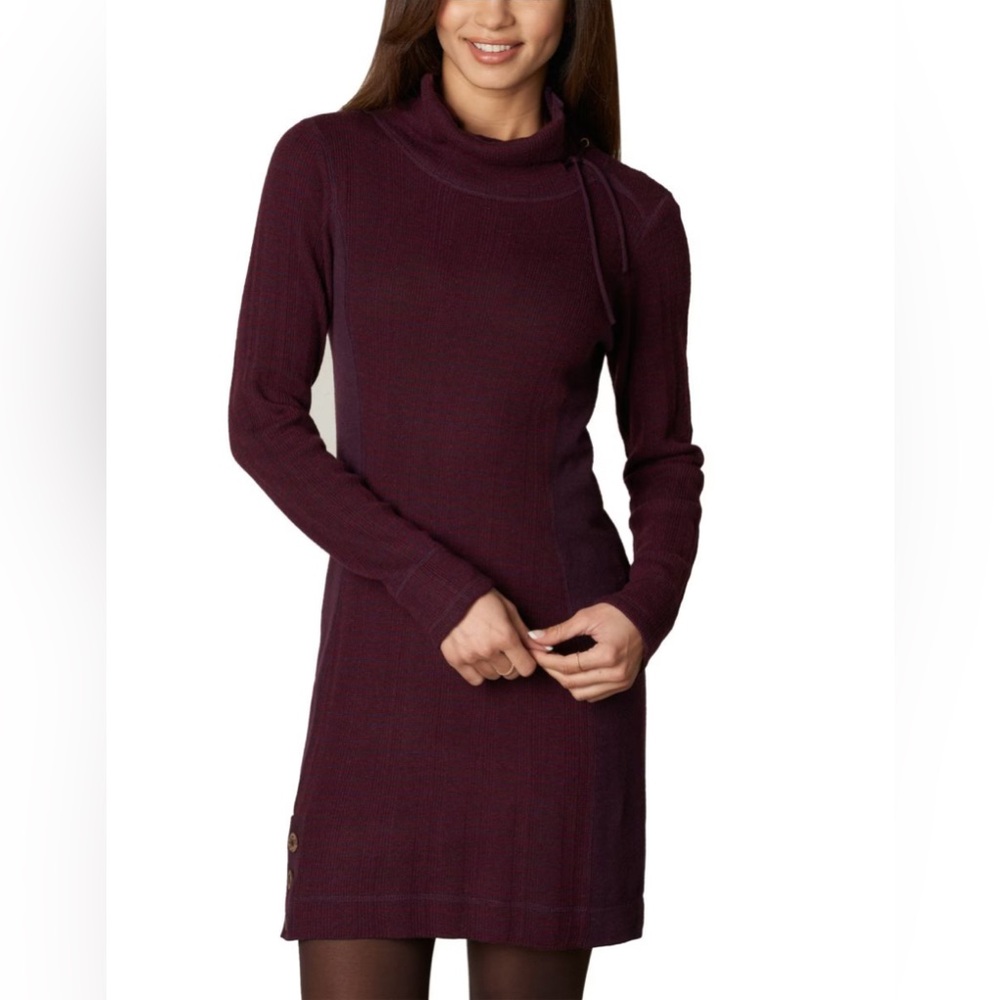 PrAna Kelland Wool Blend Sweater Mini Dress/Tunic